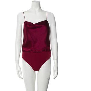 Gorgeous Burgundy Wine Alice+Olivia Bodysuit tank Size S-M